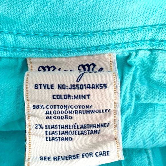 Miss Me Aqua Ankle Skinny Jeans Size 28 🩵 - Picture 10 of 13